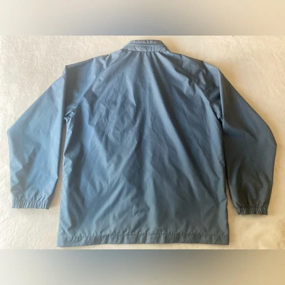 VINTAGE LACOSTE MEN'S LIGHTWEIGHT WATER-RESISTANT HOODED WINDBREAKER DEVANLAY